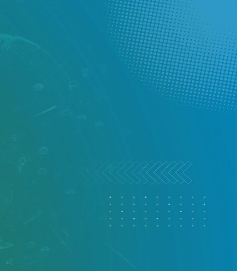 Foto de fundo da ecotrace, com um azul chapado